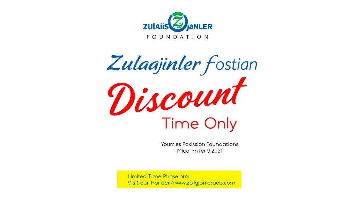 Zulamisjanler Foundation Discount: Unlocking Education and Community Opportunities